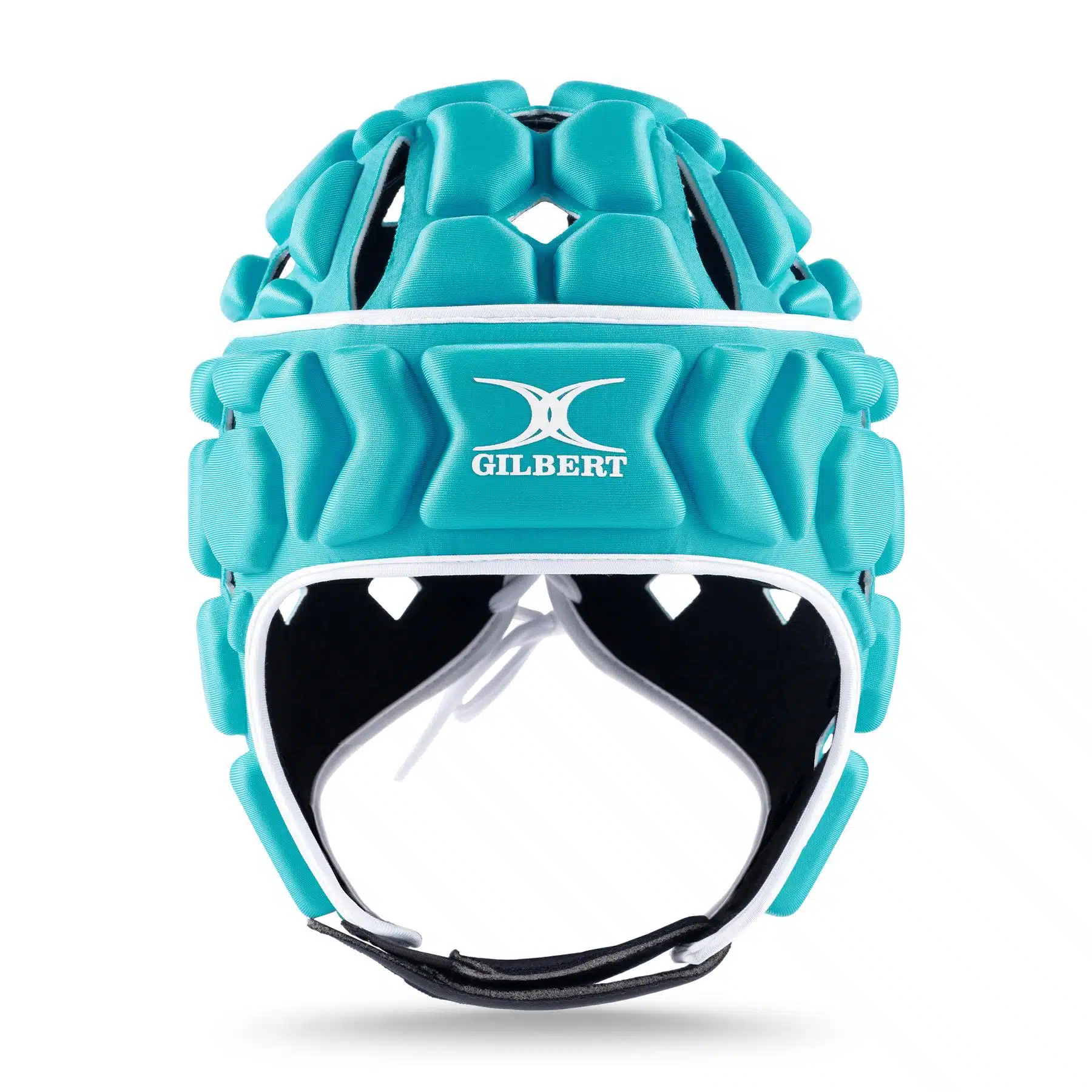 Gilbert Octane Headguard – Aqua/White