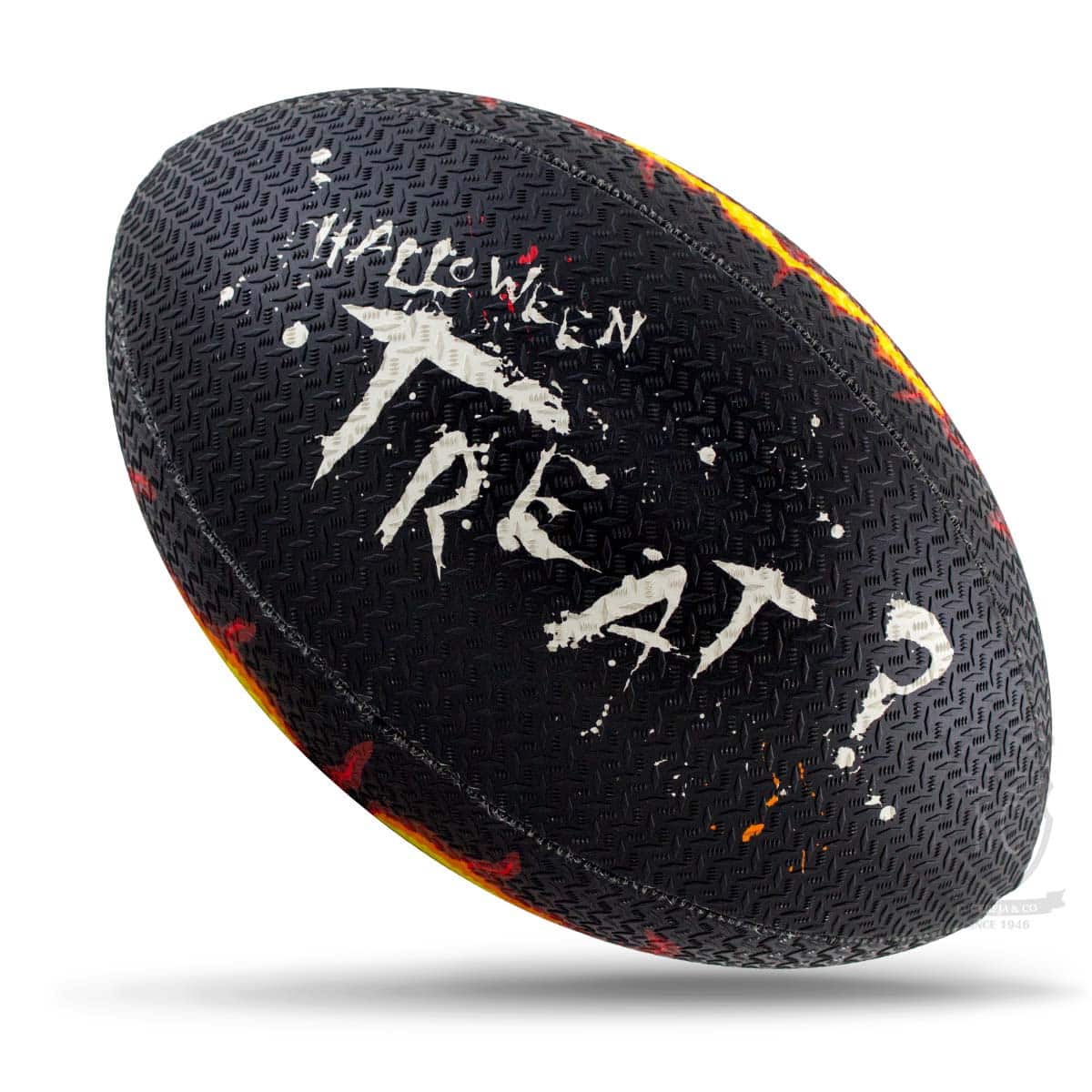 Gilbert Randoms Rugby Ball – Halloween (Size 5) - Image 3