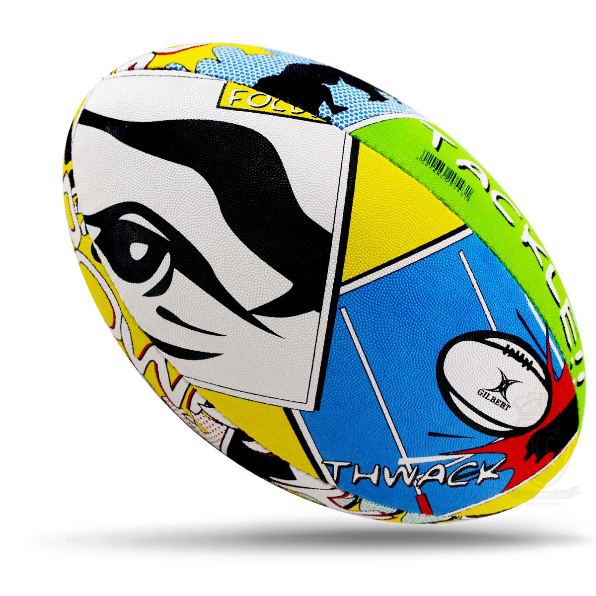 Gilbert Randoms Rugby Ball – Focus (Size 5) - Image 2