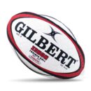 Gilbert Zenon Rugby Ball – Red (Size 5, 4, 3)