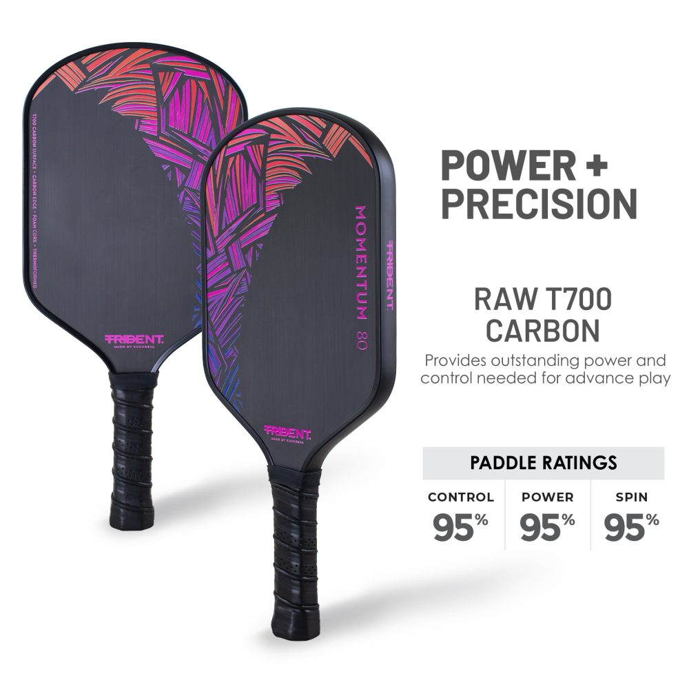 Trident Momentum 80 Pickleball Paddle – Twilight Purple - Image 7