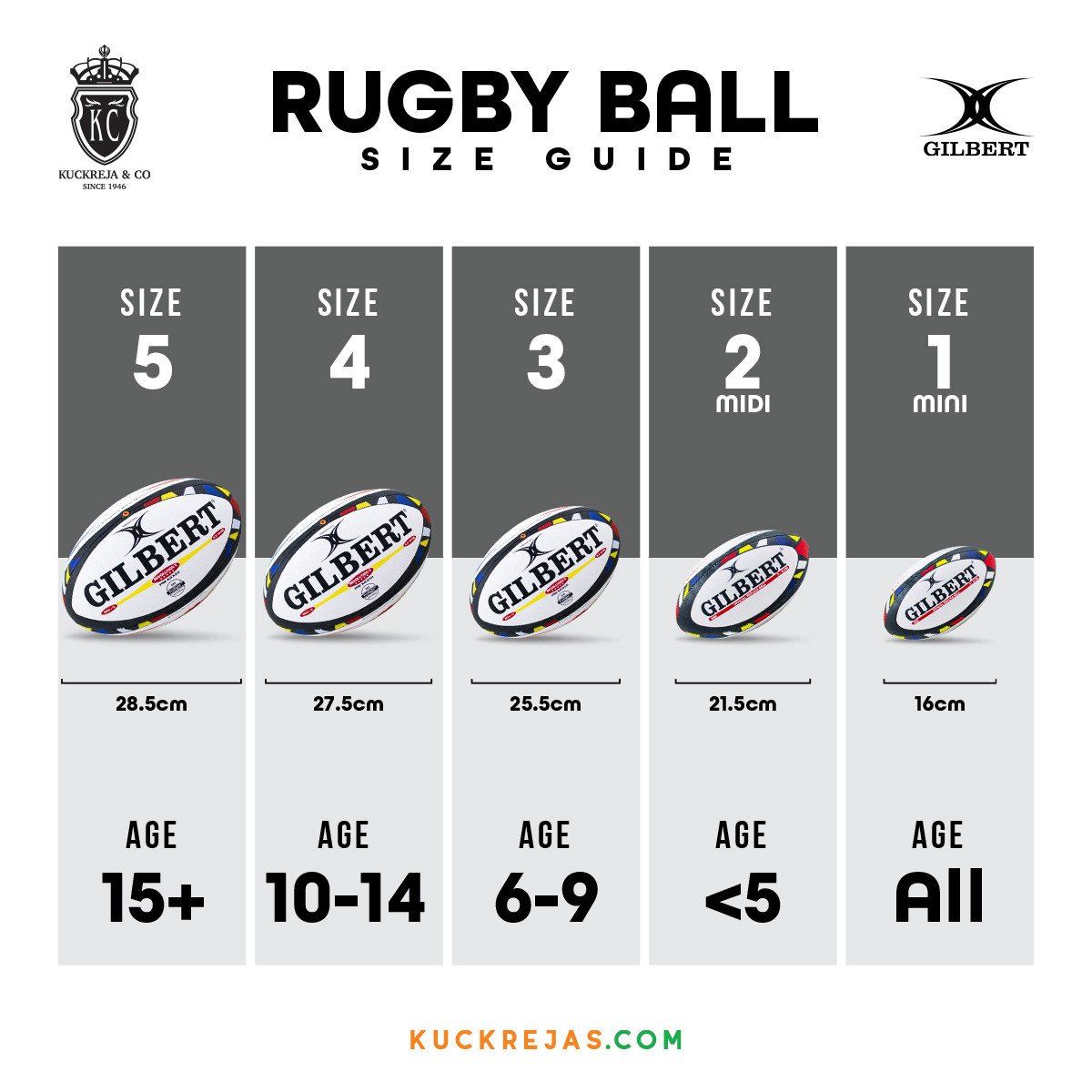 Gilbert GTR-4000 I Love Rugby Ball (Size 5, 3) - Image 4