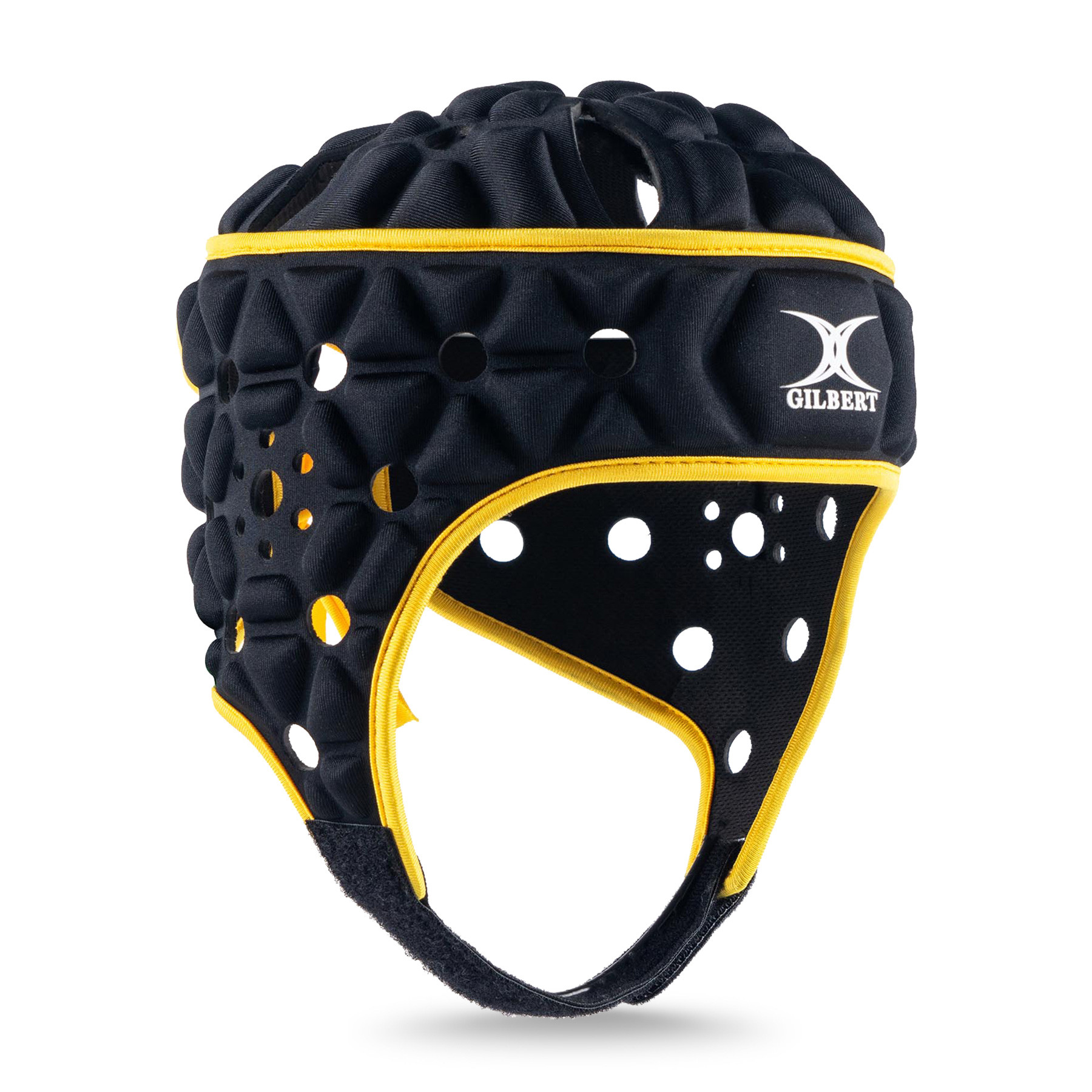 Gilbert Air Headguard – Black/Yellow